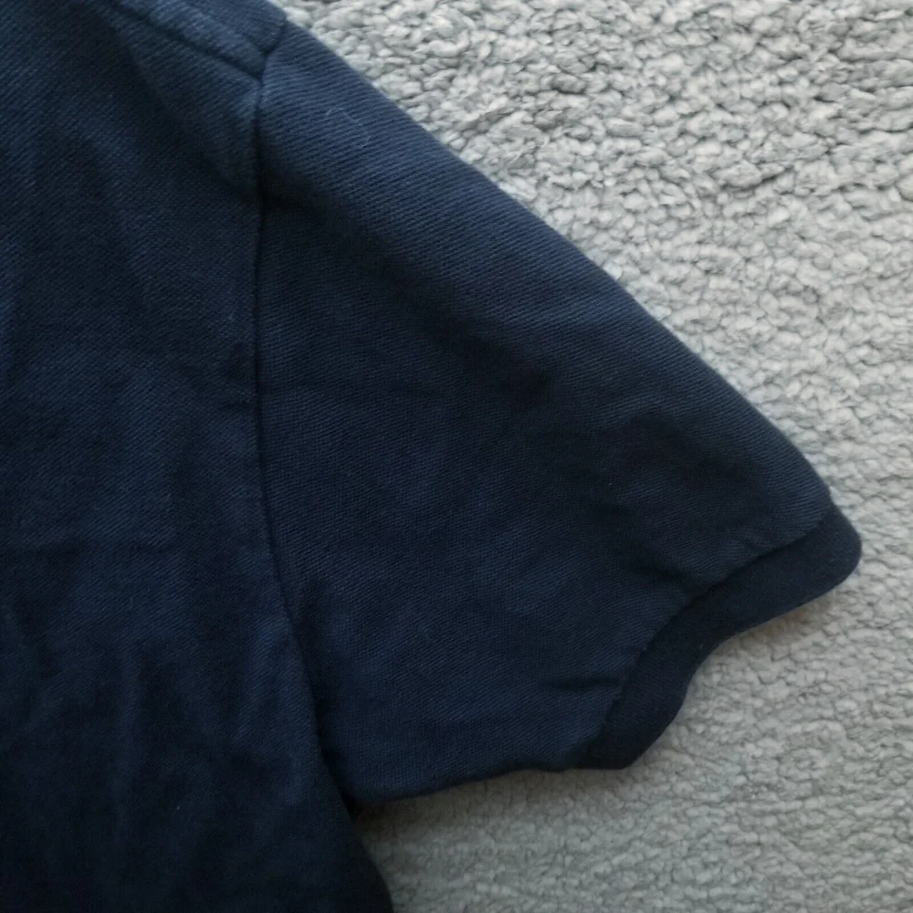 Polo by Ralph Lauren Navy Short Sleeve Polo with Yellow Pony Logo